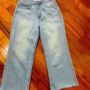 Vervet by Flying Monkey 90s Vintage High Rise Ankle Flare Cropped Jeans